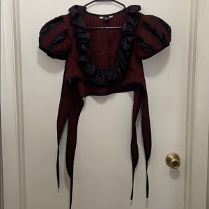 Moresca Clothing Puff Top Size Large